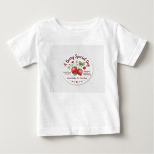 Sweet Strawberry Baby Shower & First Birthday T-Shirt