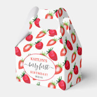 Sweet Strawberry Berry First 1st Birthday