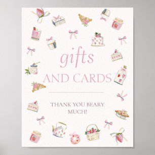 Sweet Strawberry Dessert Gifts and Cards  Poster