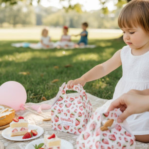 Sweet Strawberry First Birthday Favor Box