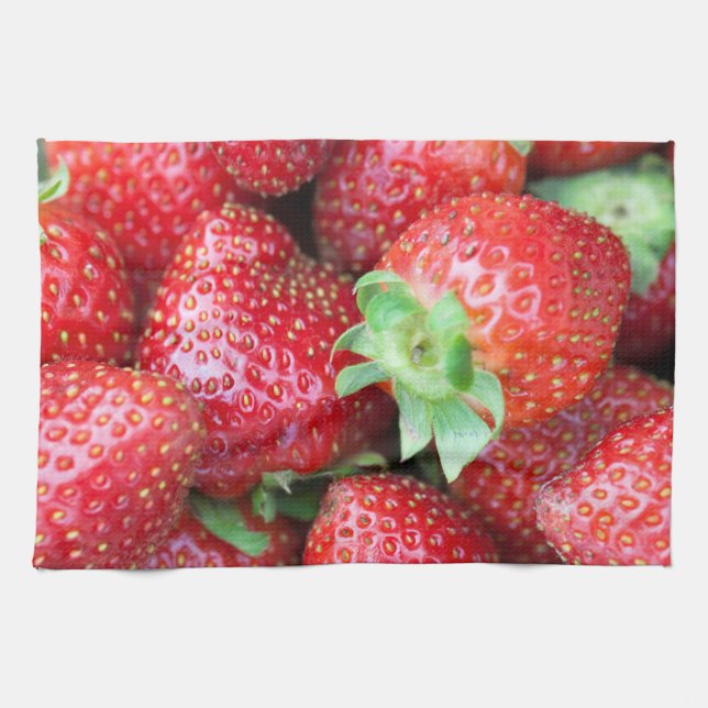 Sweet Strawberry Kitchen Towel (Horizontal)