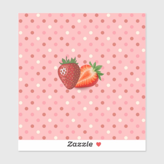 Sweet Strawberry Sticker  (Sheet)