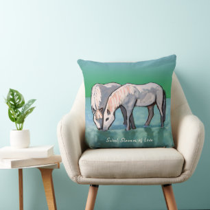 Sweet Stream of Love Throw Pillow