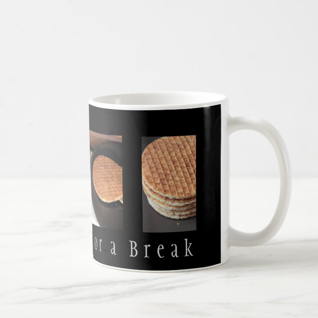 Sweet Stroopwafel Piano Mug — Cadeau pour papa (Droite)
