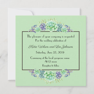 Sweet Succulent Watercolor Collection