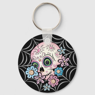 Sweet Sugar Skull Keychain