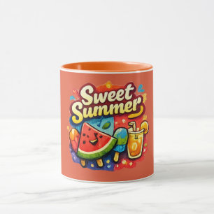 Sweet Summer – Cute Sunshine Graphic Mug