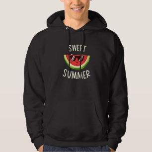 Sweet Summer Cute  Watermelon And Summer Hoodie