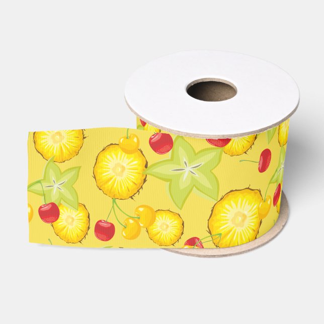 Sweet Summer Fruits Grosgrain Ribbon (Spool)
