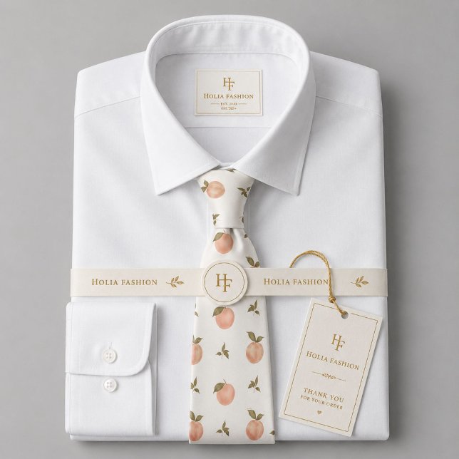 Sweet Summer Peach Pattern Tie (Creator Uploaded)