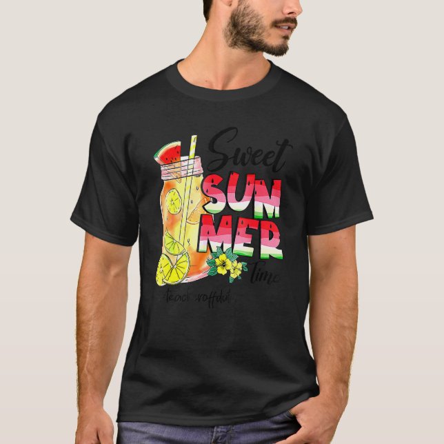 Sweet Summer School Teacher Tees Watermelon Teache (Front)