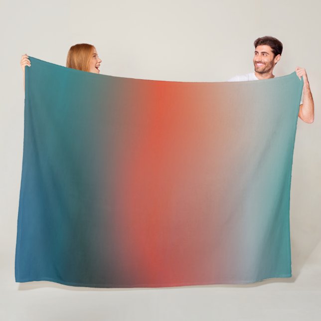 Sweet Summer Sunset Fleece Blanket (In Situ)