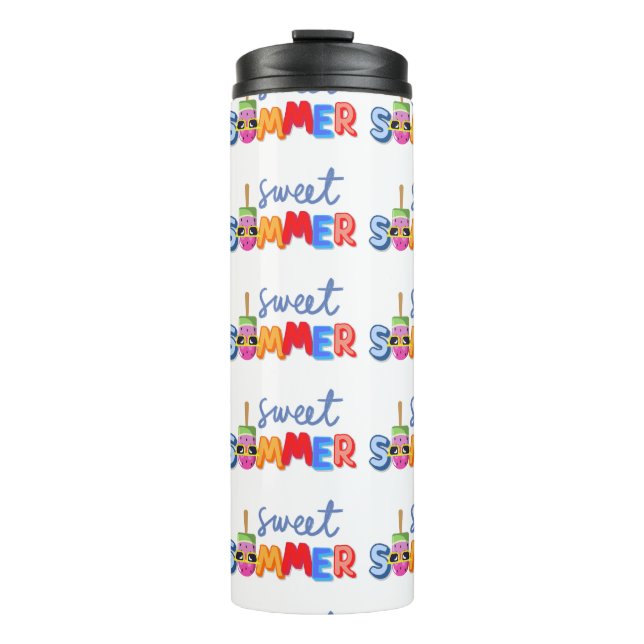 sweet summer thermal tumbler (Front)