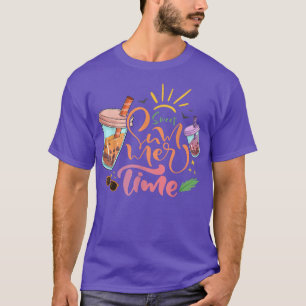 Sweet Summer Time Bubble Tea Lovers Summer Vacatio T-Shirt