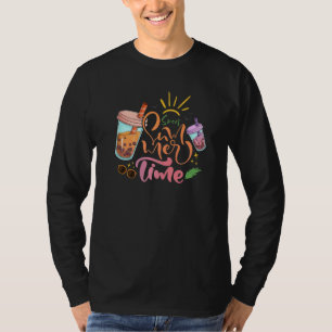 Sweet Summer Time Bubble Tea Summer Vacation Outf T-Shirt