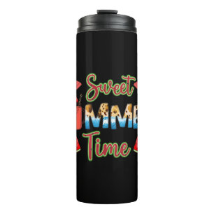 Sweet Summer Time Colourful Watermelon Thermal Tumbler