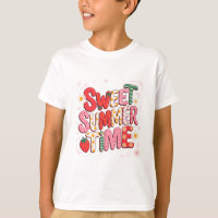 Sweet Summer Time Coquette Strawberry Retro Beach 