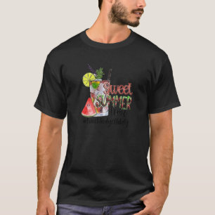 Sweet Summer Time Last Day Of School Lunch Lady Of T-Shirt