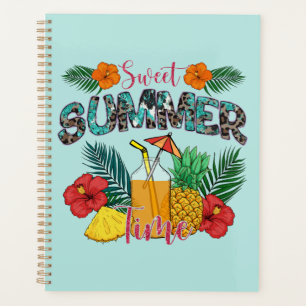 Sweet Summer Time Tropical Fruits & Floral Planner