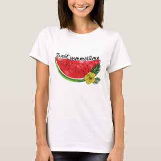 Sweet Summer Time | Watercolor Watermelon T-Shirt