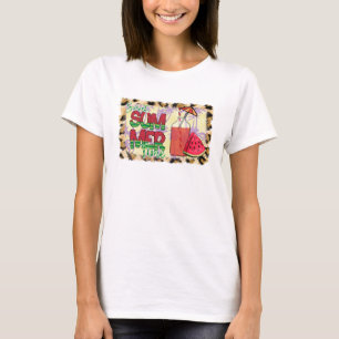 Sweet Summer Time Watermelon, Beach & Leopard T-Shirt