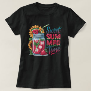 Sweet Summer Time Watermelon Drink T-Shirt Refresh
