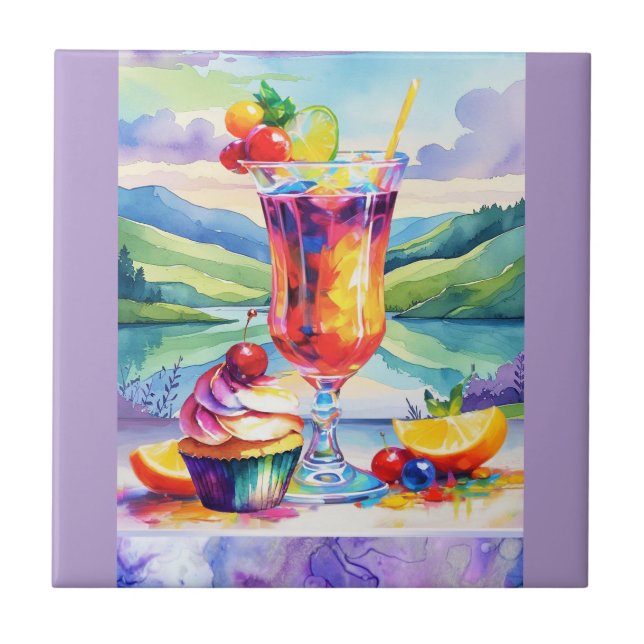SWEET SUMMER TREATS TILE (Front)