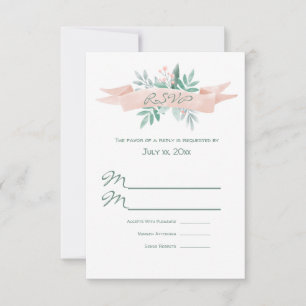 Sweet Summer Wedding Carte RSVP