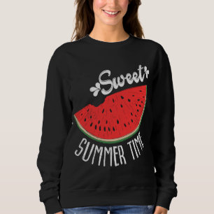 Sweet Summertime Watermelon - Summer Fruit Sweatshirt