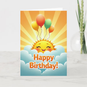 Sweet Sun Birthday Card