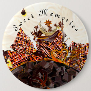 SWEET SUN DAY! :) 6 INCH ROUND BUTTON