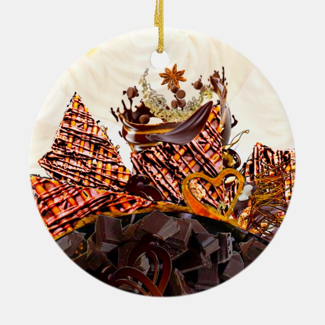 SWEET SUN DAY! :) CERAMIC ORNAMENT (Back)