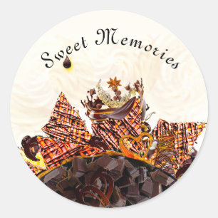 SWEET SUN DAY! :) CLASSIC ROUND STICKER