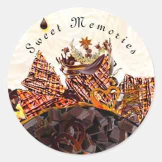 SWEET SUN DAY! :) CLASSIC ROUND STICKER