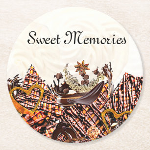 SWEET SUN DAY! :) ROUND PAPER COASTER
