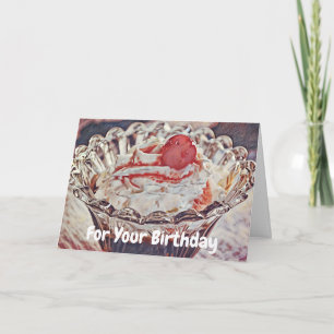 Sweet Sundae Birthday Greetings Card