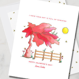 Sweet Sunny Valentine Holiday Card