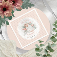 Sweet Swaddled Oh Baby Floral Girl Baby Shower