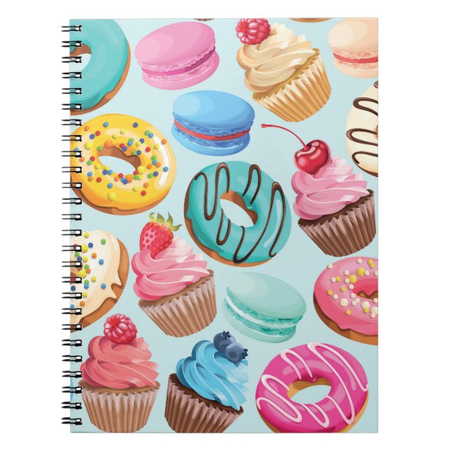 Sweet Sweets: Pattern of Delight. Notebook (Front)