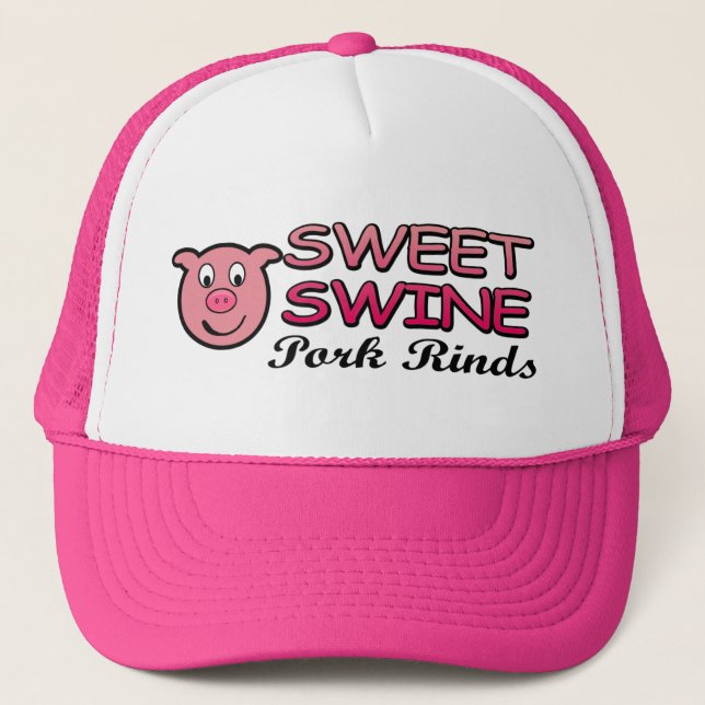 Sweet Swine Pork Rinds Trucker Hat (Front)