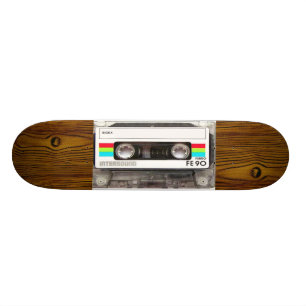 sweet tape deck skateboard