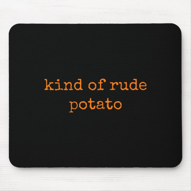 Sweet Tato And Kind Of Rude Tato Cute Couples - Pa Mouse Pad (Front)
