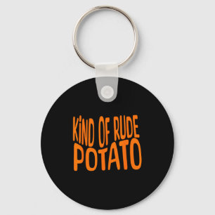 Sweet Tato And Kind Of Rude Tato, Thanksgiving Cou Keychain