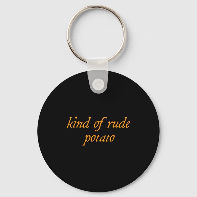 Sweet Tato, Kind Of Rude Tato, Matching Thanksgivi Keychain (Front)