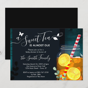 Sweet Tea Baby Shower Invitation