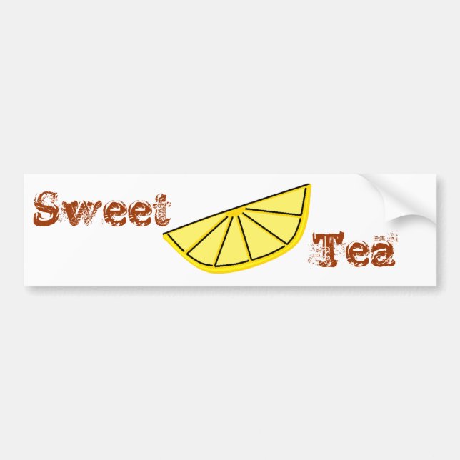 Sweet Tea Bumper Sticker (Front)