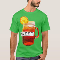 sweet tea ice black tea lemon wedge drink and food