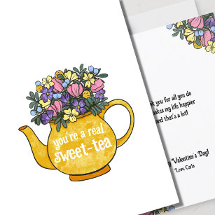 Sweet Tea Illustrated Valentine's Day Card