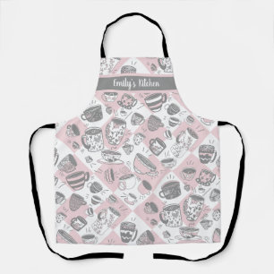 Sweet Tea Pattern Print Apron