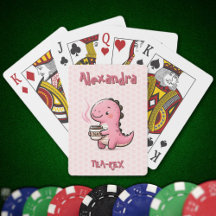 Sweet Tea-Rex Personalized Dinosaur Animal Pun 